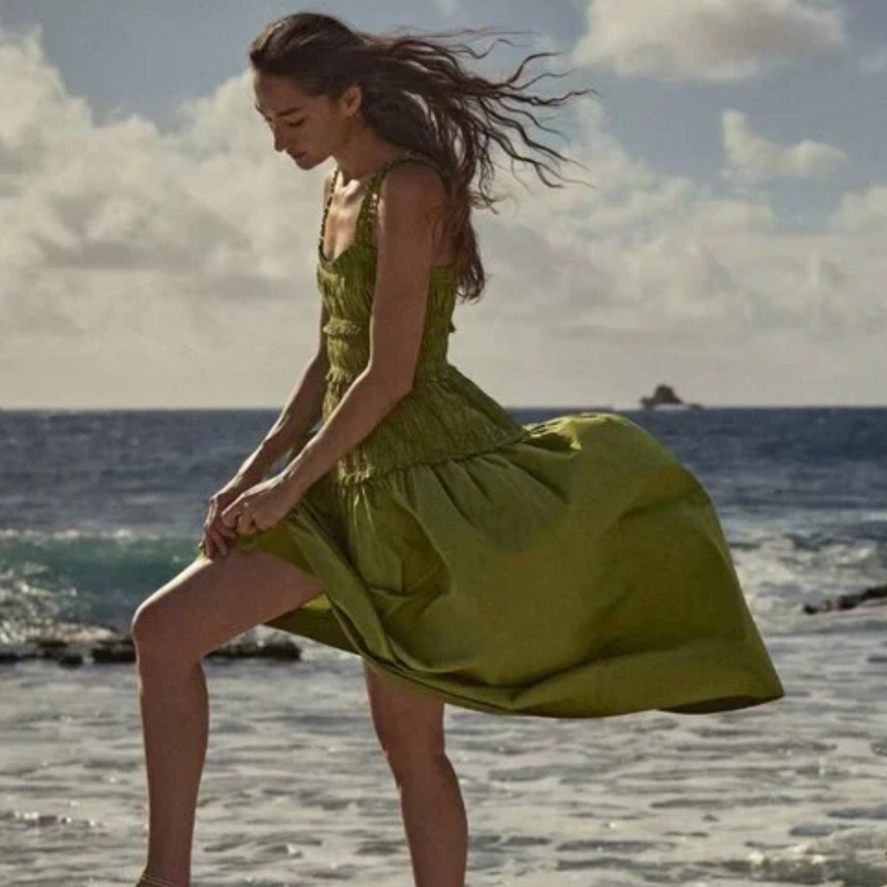 Doen Marianne Dress in Sprig